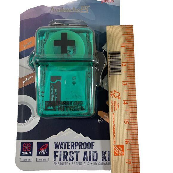 NEW Avalanche Waterproof First Aid Kit 30-Pcs Emergency Essentials‎ New Sealed - Picture 9 of 9